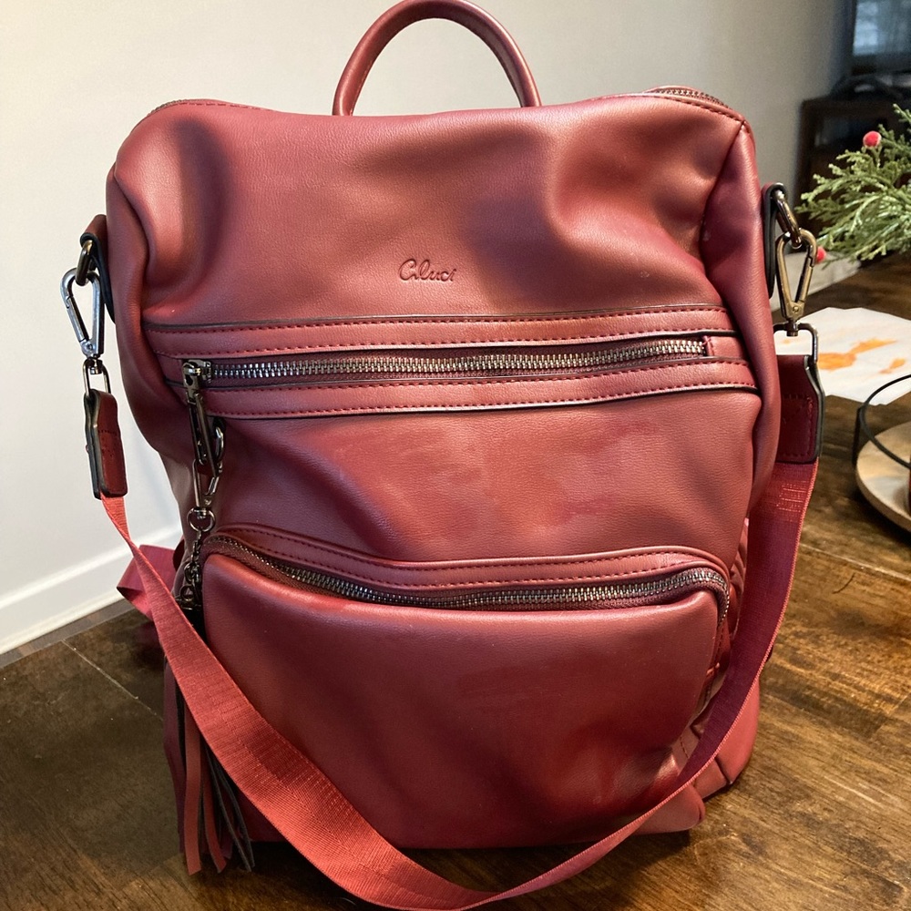 Maroon Backpack - image 1
